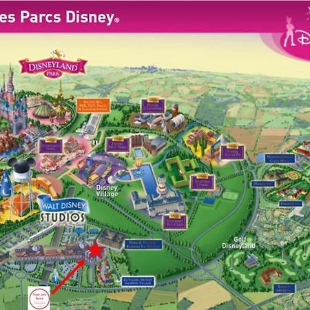 세리스 Place Toscane, 8P, Fibre Et Parking A Disneyland 아파트 외부 사진