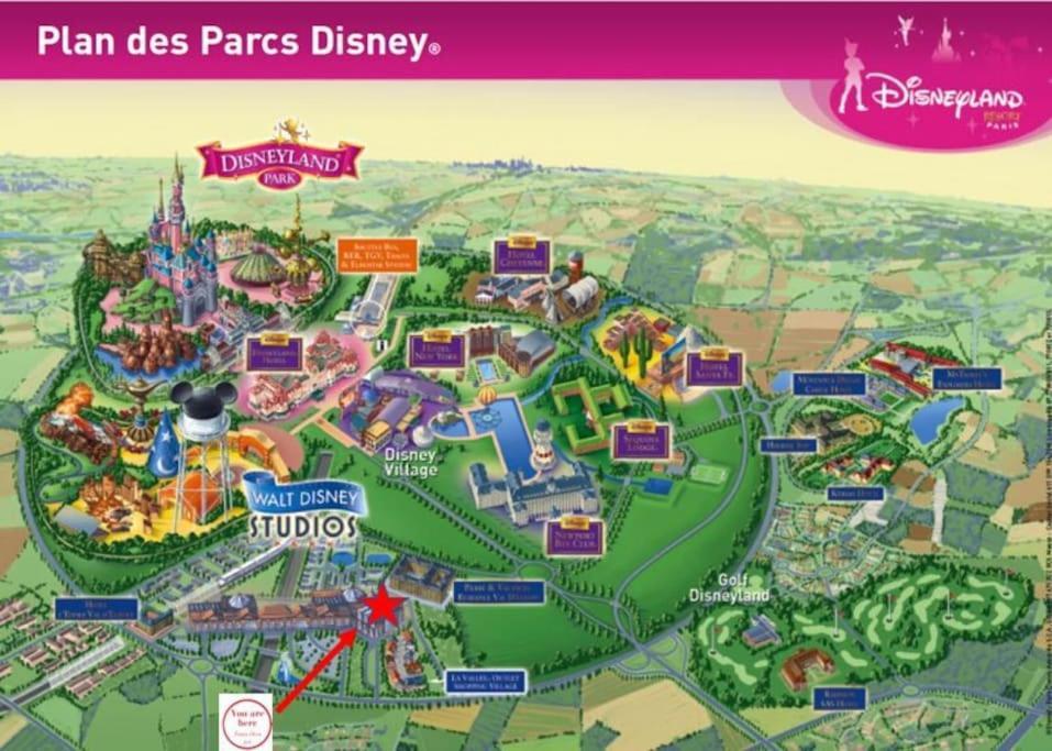 세리스 Place Toscane, 8P, Fibre Et Parking A Disneyland 아파트 외부 사진